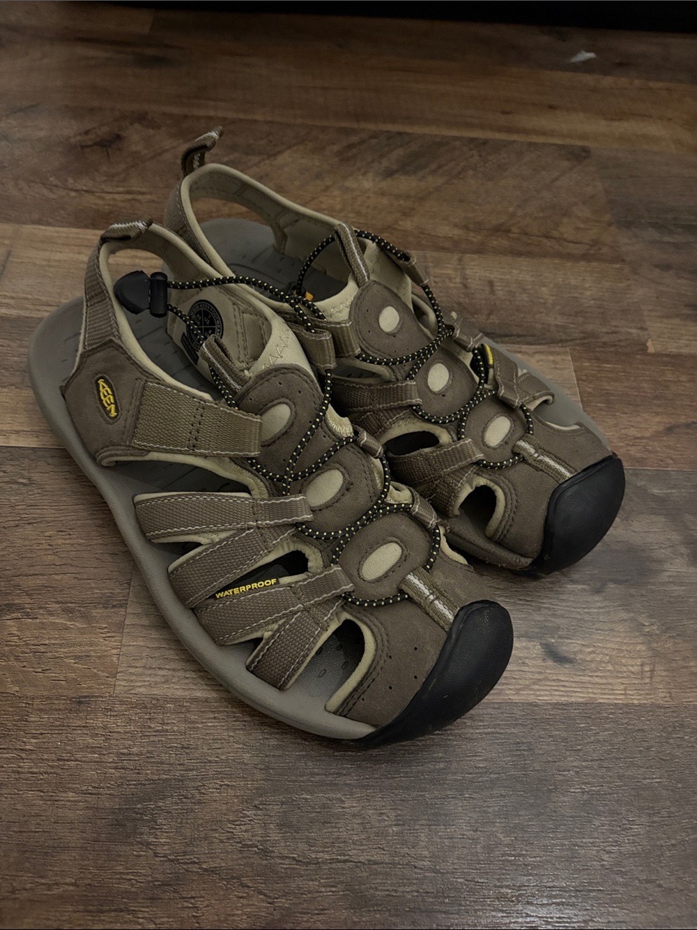 Keen Waterproof Sandals in Tan Brown